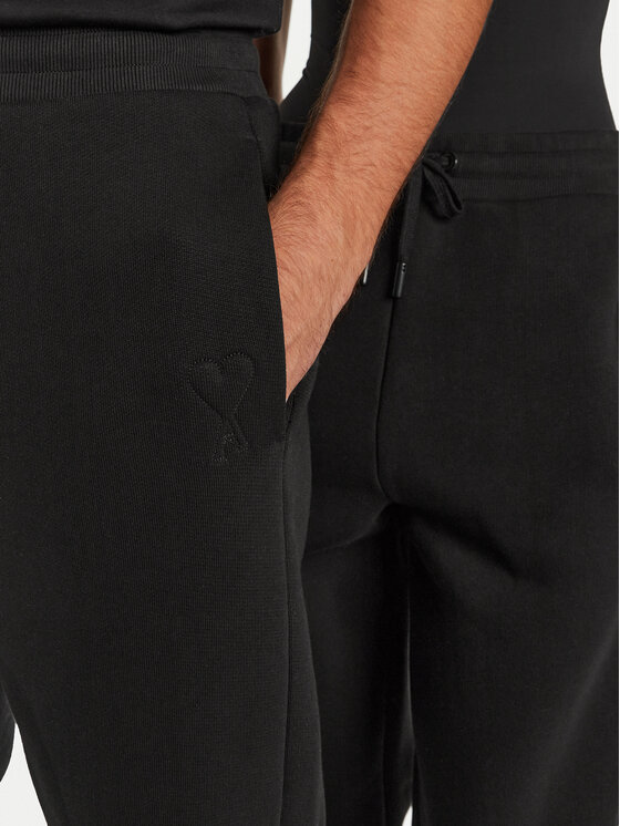 AMI PARIS AMI PARIS Melegítő alsó UTR237.749 Fekete Relaxed Fit