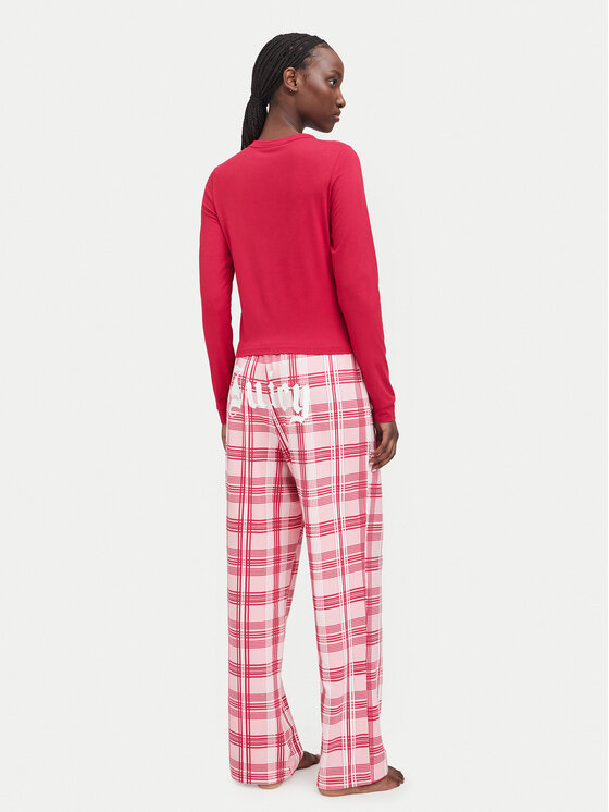 Juicy Couture Juicy Couture Pyžamo JCYPJ226854 Červená Relaxed Fit