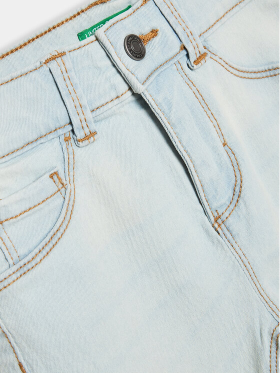 United Colors Of Benetton United Colors Of Benetton Jeans hlače 4DURGE00D Modra Slim Fit