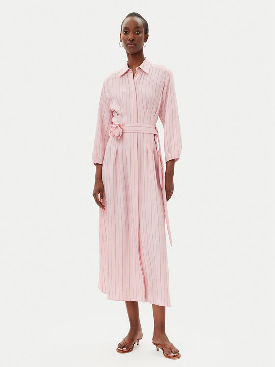 Marella Marella Vestito chemisier Denis 2513221111200 Rosa Regular Fit