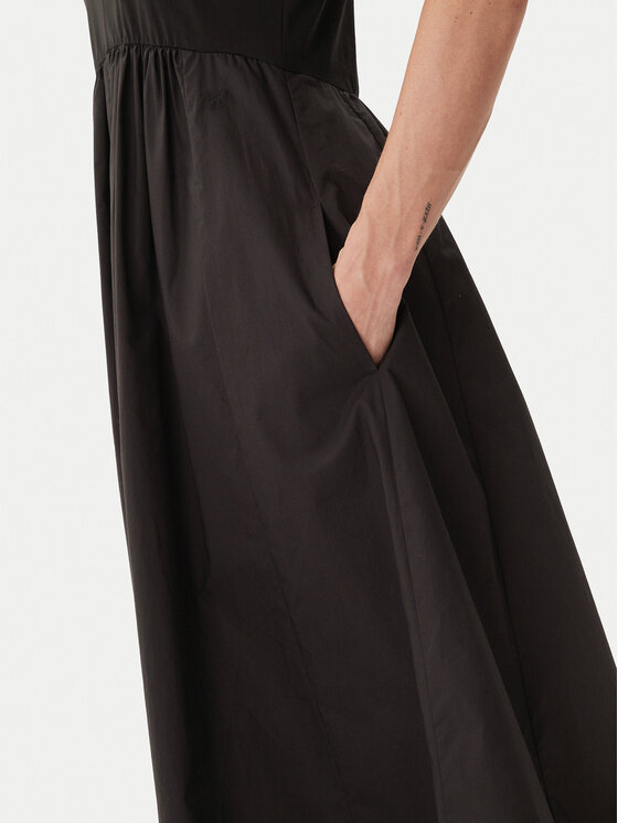 Weekend Max Mara Weekend Max Mara Sukienka codzienna Brozno 2515621082 Czarny Relaxed Fit