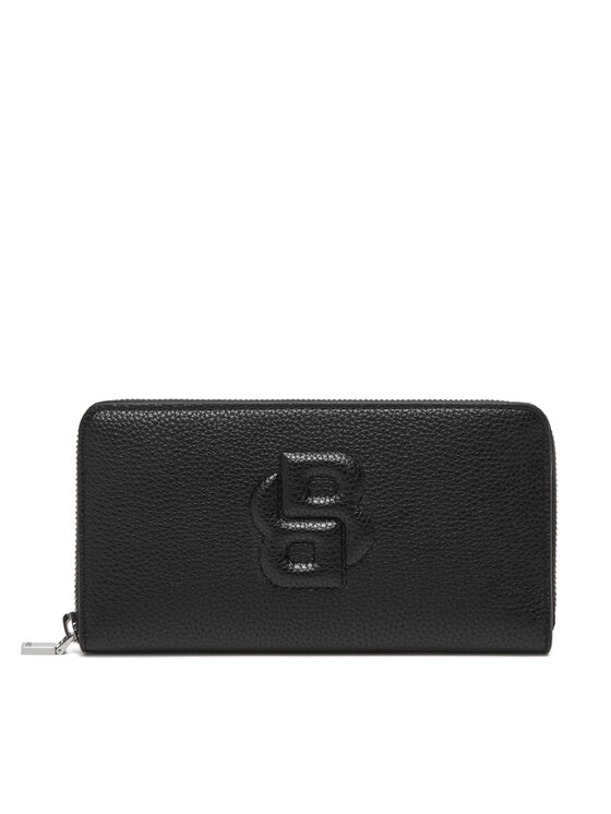 BOSS Portafoglio grande da donna Anett Ziparound 50536354 Nero, taglia : OS