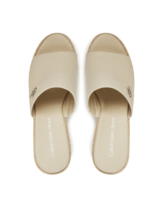 Calvin Klein Jeans Calvin Klein Jeans Espadrilles Wedge Rope Slide Mg YW0YW01699 Ekru