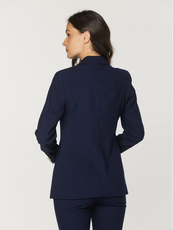 Willsoor Willsoor Marynarka 67827 Granatowy Regular Fit