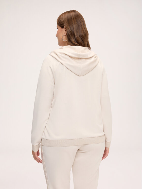 Fiorella Rubino Fiorella Rubino Felpa G80CL009526N002 Crema Regular Fit