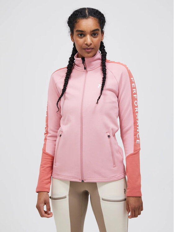 Peak Performance Peak Performance Bluza techniczna Rider Różowy Regular Fit