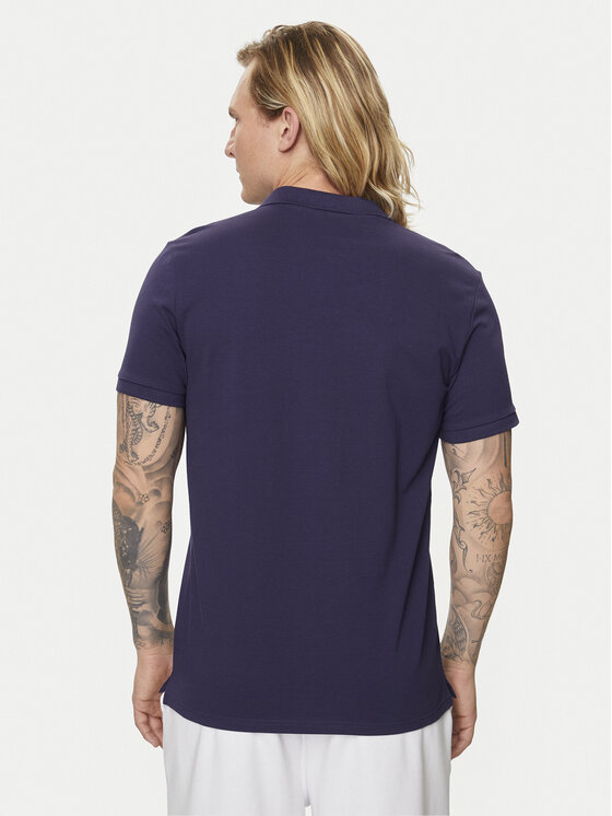 4F 4F Polo 4FWSS24TPTSM130 Granatowy Regular Fit
