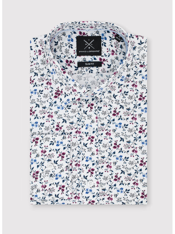 Pako Lorente Pako Lorente Koszula P24WF-1X-027 Biały Slim Fit