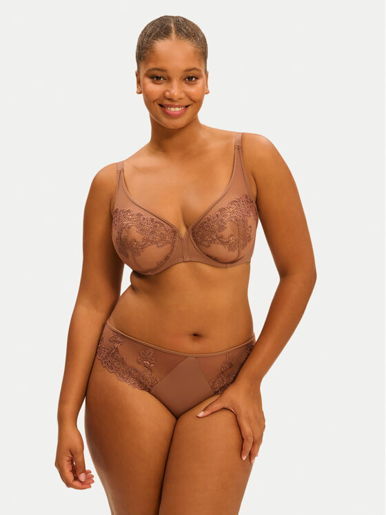 Simone Pérèle Simone Pérèle Reggiseno con ferretto Saga 15C319 Marrone