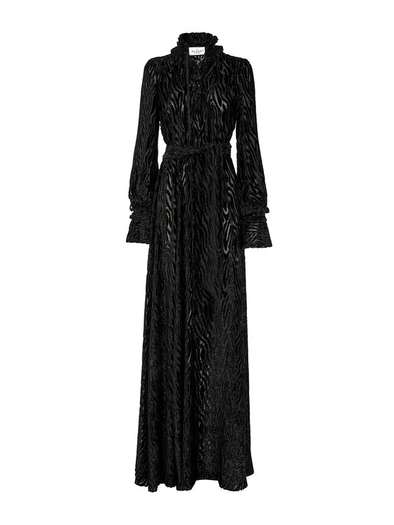 PHILIPP PLEIN PHILIPP PLEIN Večerní šaty 3439 Černá Fitted Fit
