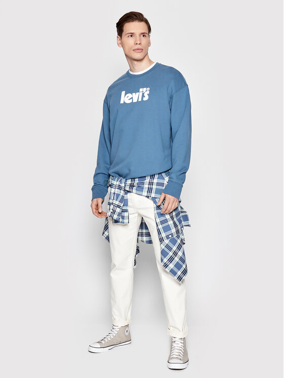 Levi's® Levi's® Sweatshirt Graphic 38712-0052 Blau Regular Fit