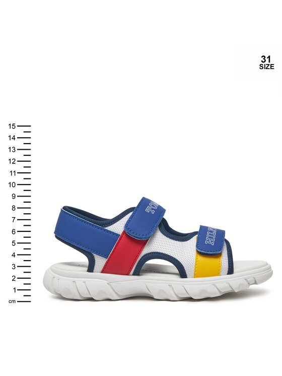 Tommy Hilfiger Tommy Hilfiger Sandały Velcro Sandal T1B2-33897-1591 S Kolorowy
