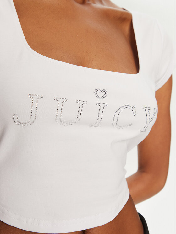 Juicy Couture Juicy Couture Блузка Regal JCBCT224831 Білий Slim Fit