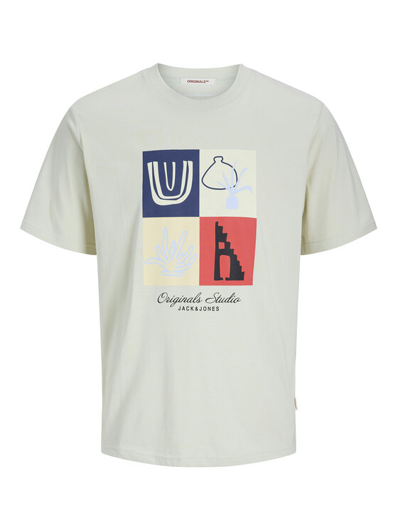 Jack&Jones Jack&Jones T-Shirt Canggu 12277220 Πράσινο Regular Fit
