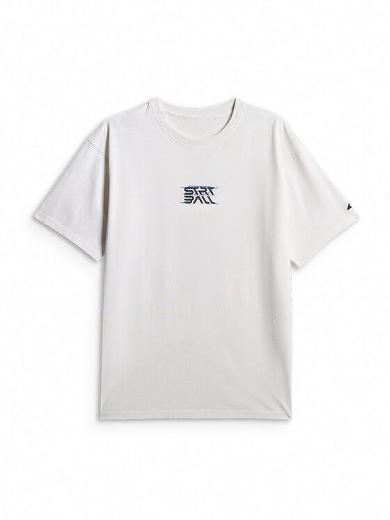 4F 4F T-Shirt ESSENTIALS Biały Loose Fit
