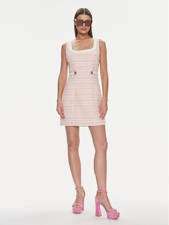 Guess Guess Sukienka codzienna W4RK16 WFWV2 Różowy Bodycon Fit