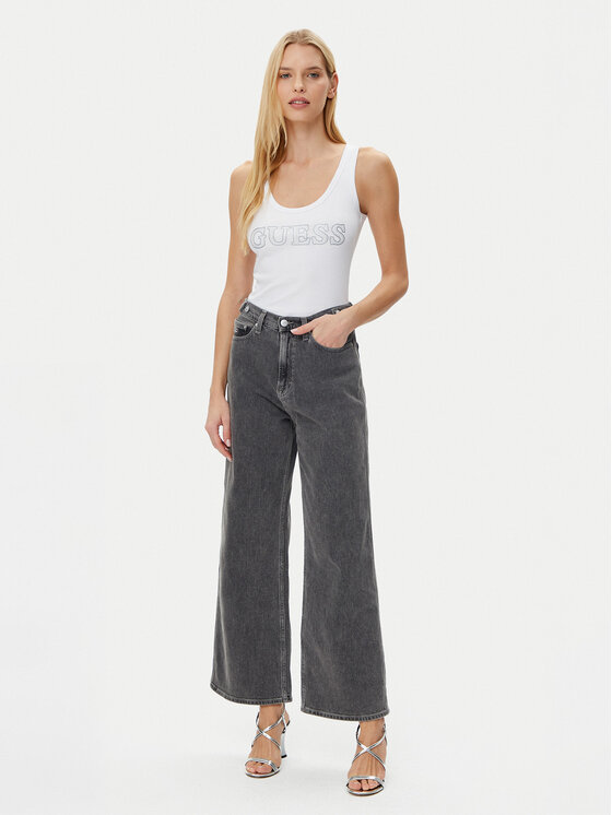 Guess Guess Top W5GP29 KA0H1 Bijela Regular Fit