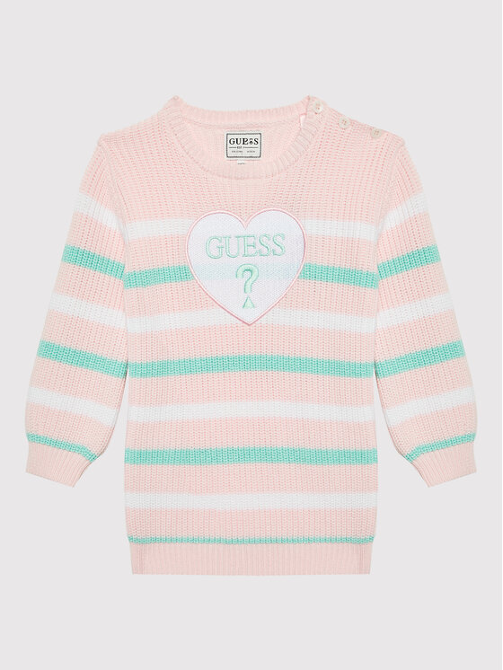 Guess Guess Плетена рокля K2YK06 Z2NN0 Розов Regular Fit