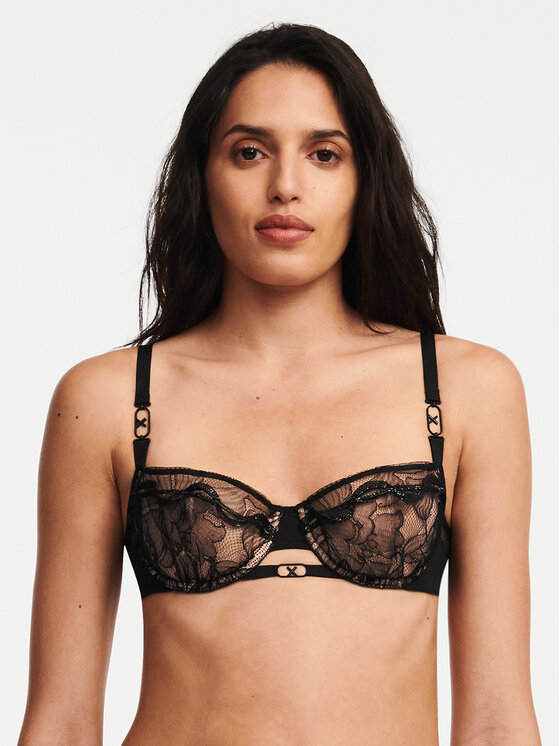Chantelle X Sutien Balconette Xtravagant C06GN7 Negru