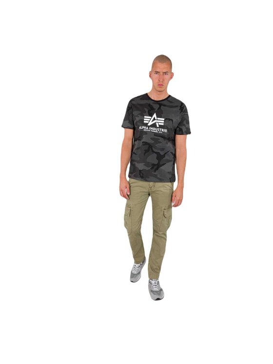 Alpha Industries Alpha Industries Tričko AI.100501C-125-3XL Čierna Basic Fit