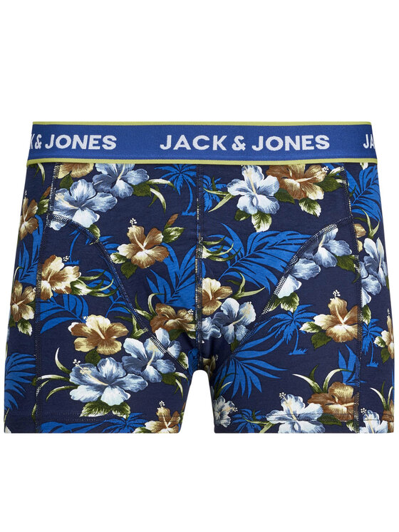 Jack&Jones Jack&Jones Komplet 3 par bokserek Flower 12171253 Kolorowy