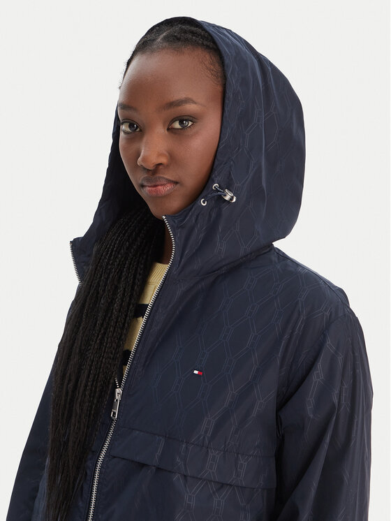 Tommy Hilfiger Tommy Hilfiger Kurtka przejściowa WW0WW48001 Granatowy Regular Fit