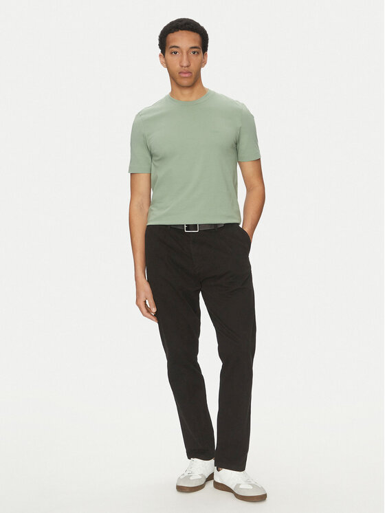 BOSS BOSS T-shirt Thompson 01 50468347 Zelena Regular Fit
