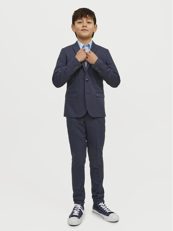 Jack & Jones Junior Jack & Jones Junior Marynarka Solar 12203557 Niebieski Slim Fit