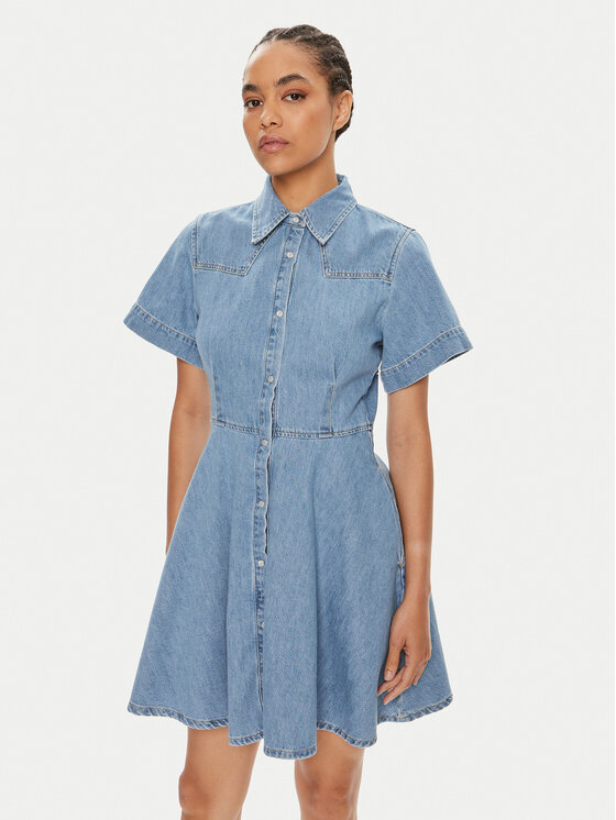 Hugo Robe en jean Kastari 50512895 Bleu Slim Fit Modivo