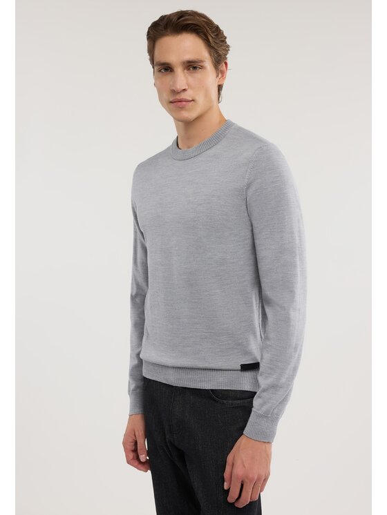 Trussardi Trussardi Cardigan M1508000210N0M3 Grigio Regular Fit