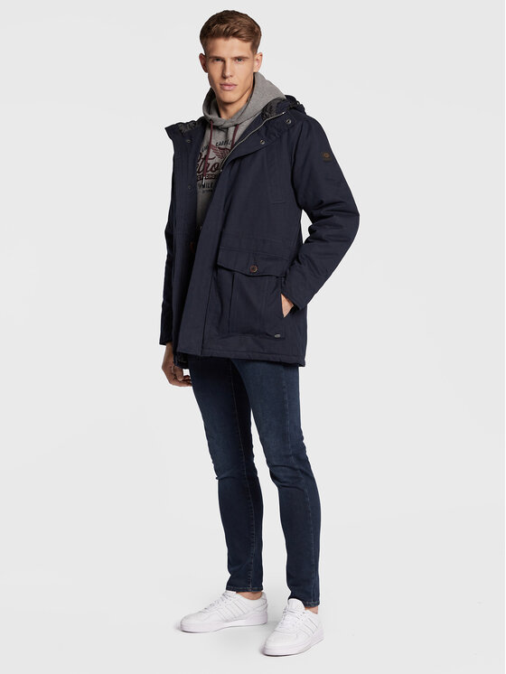 Parka M-3020-JAC117 Blu scuro Regular Fit