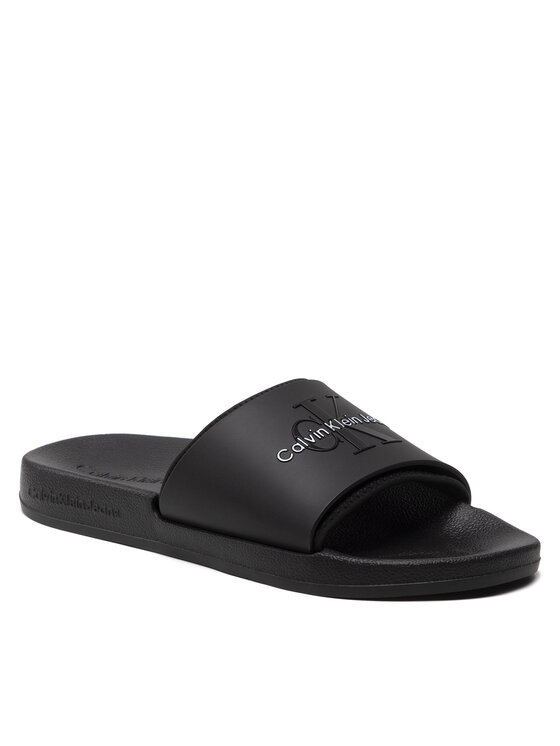 Calvin Klein Jeans Calvin Klein Jeans Nazouváky Slide Monogram Tpu YM0YM00361 Černá
