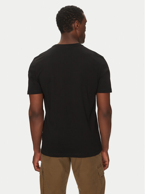 BOSS BOSS T-Shirt Te_Logotexture 50534923 Černá Regular Fit