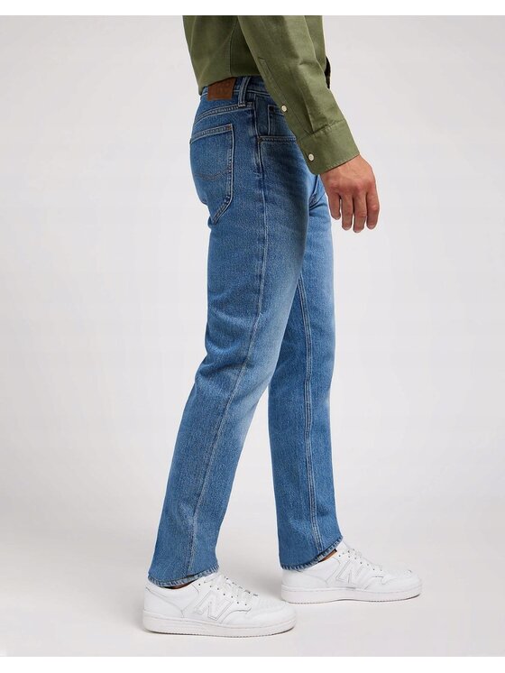 Lee Lee Jeansy Daren Zip Fly Niebieski Regular Fit