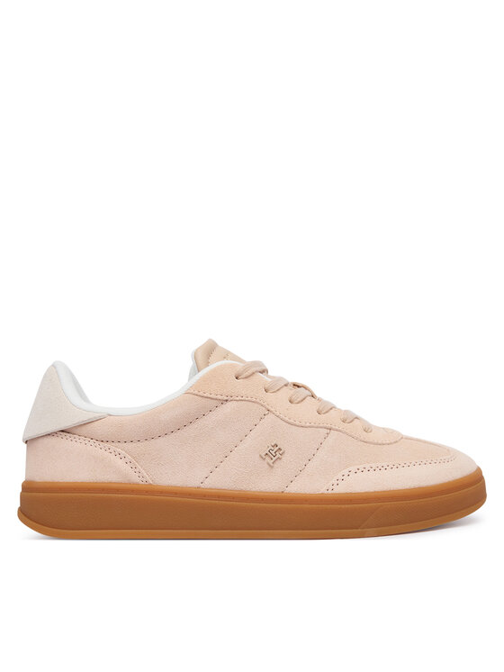 Tommy Hilfiger Sneakers Th Monogram Plaque Suede Trainers FW0FW09180 Roz