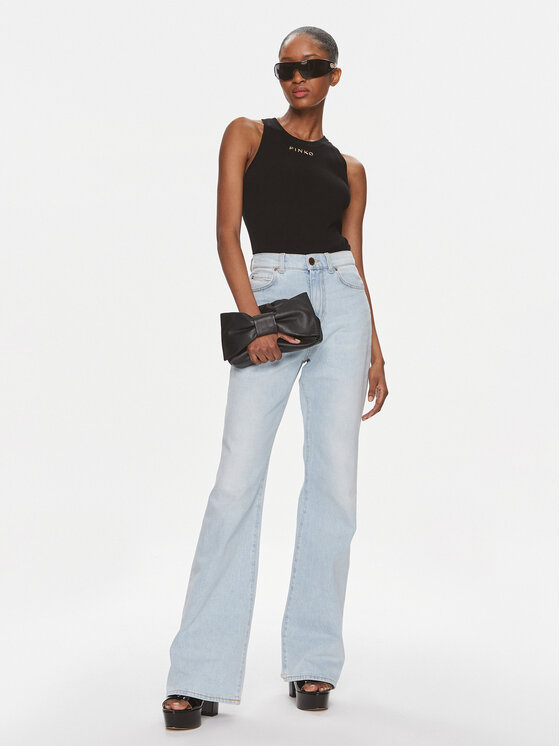 PINKO Pinko Traperice Felix 101736 A1MV Svijetloplava Regular Fit