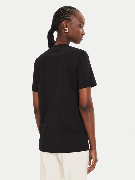 Elisabetta Franchi Elisabetta Franchi T-Shirt MA-003-46E2-V180 Černá Regular Fit