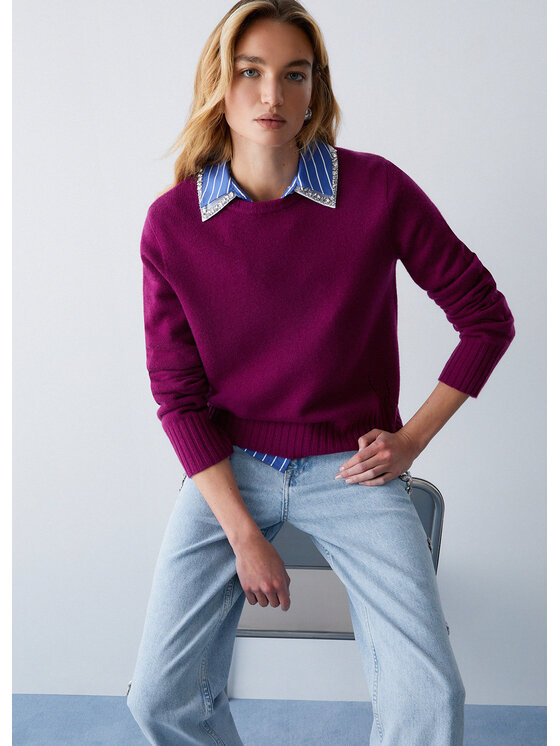 Liu Jo Liu Jo Maglione WA6290MA73R92428 Viola Regular Fit