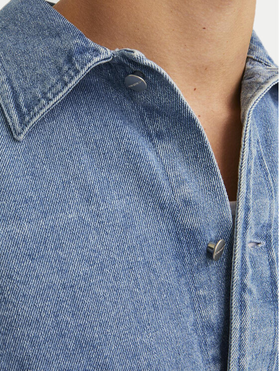 Jack&Jones Jack&Jones cămașă de blugi 12250602 Albastru Relaxed Fit