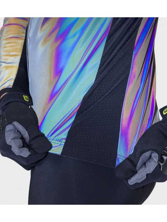 Alé Cycling Alé Cycling Kurtka przeciwdeszczowa Klimatik Guscio Iridescent Reflective Kolorowy Fitted Fit