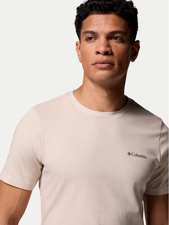 Columbia Columbia T-shirt Rapid Ridge 1934824 Bež Regular Fit