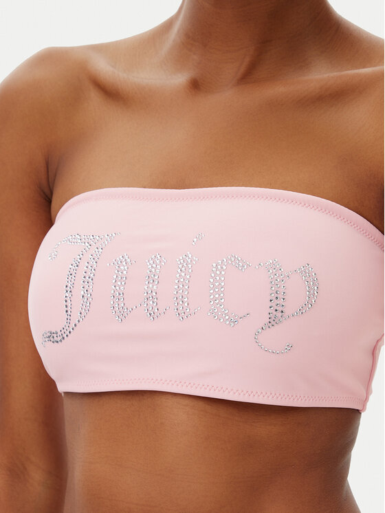 Juicy Couture Juicy Couture Strój kąpielowy Bandeau B Set JCIT122001 Różowy