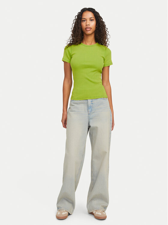 JJXX JJXX Tričko Frankie 12239962 Zelená Slim Fit