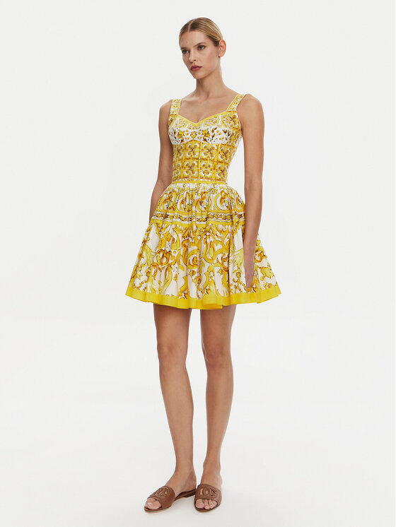 Dolce&Gabbana Dolce&Gabbana Felső F7W98T HH5EA Sárga Regular Fit