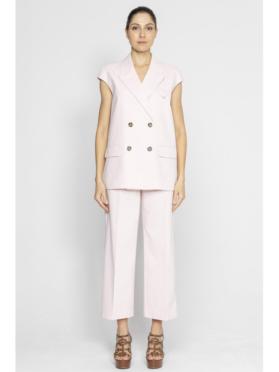 Deni Cler Milano Deni Cler Milano Marynarka T-DC-6019-E2-40-31-1 Różowy Regular Fit