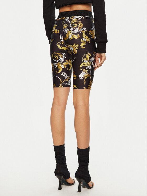 Versace Jeans Couture Versace Jeans Couture Cyklistické šortky 78HAC106 Čierna Slim Fit
