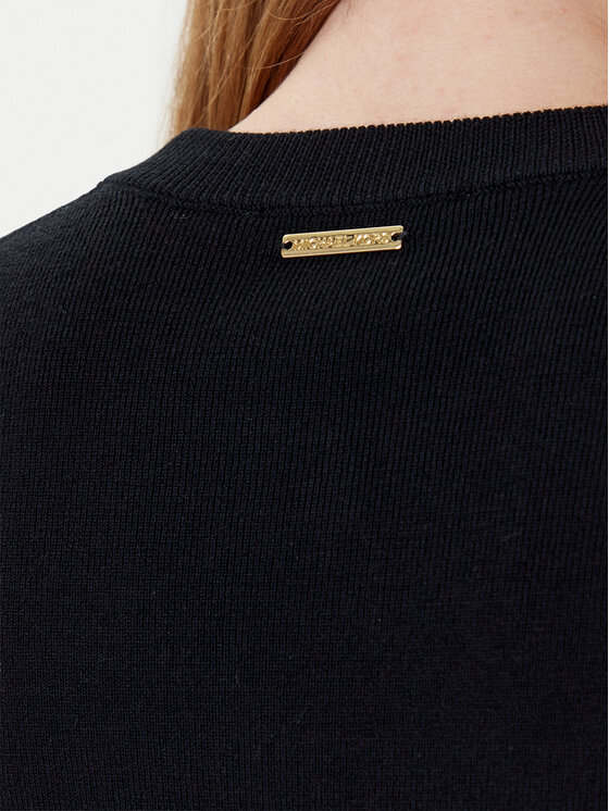 MICHAEL Michael Kors MICHAEL Michael Kors Pletena jopica MT5617W4VR Črna Slim Fit