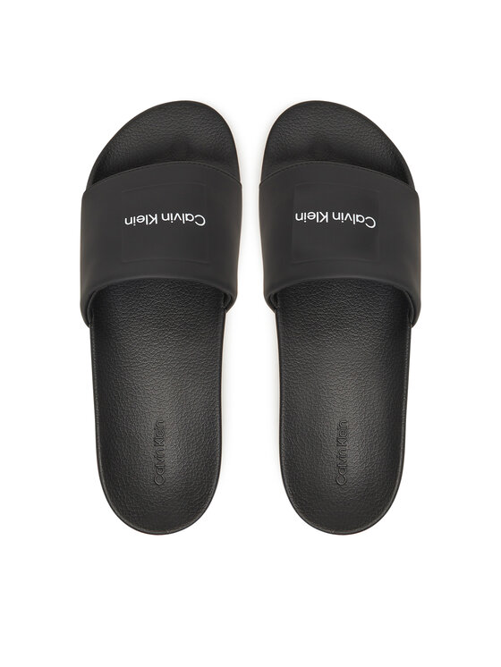 Calvin Klein Calvin Klein Plätud Pool Slide W/ Ck Square HM0HM01754 Must