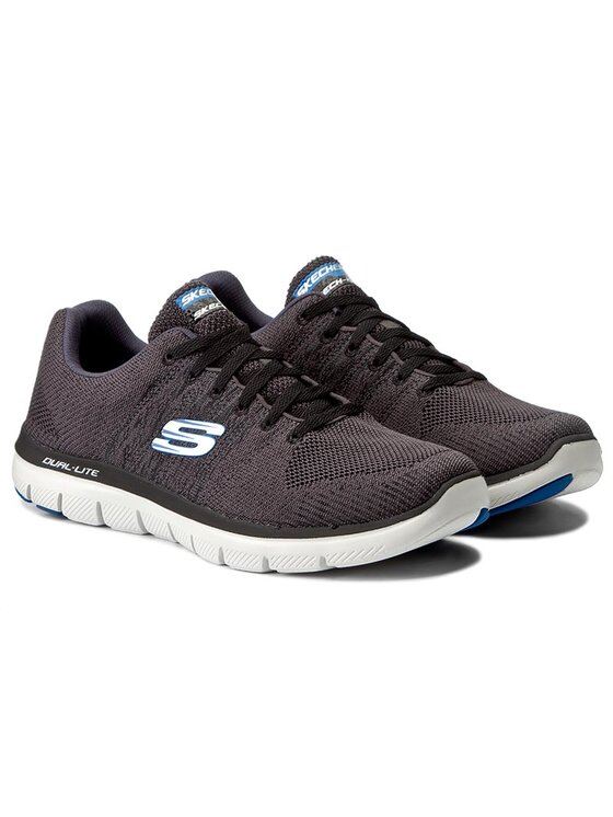 Skechers Scarpe Missing Link 52181 CCBK Grigio