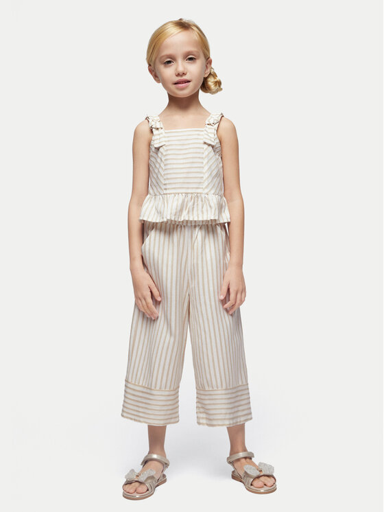 Mayoral Mayoral Set Top und Hose 3539 Beige Regular Fit